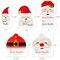 Wrapables 100pcs Decorative Santa Claus Tag Labels with Bakers Twine for Gift Labelling